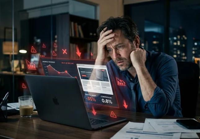 لماذا يفشل موقعك الإلكتروني في تحقيق أرباح؟ أخطاء شائعة في التسويق الرقمي وتجنبها