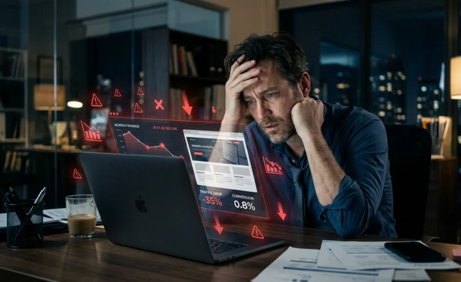 لماذا يفشل موقعك الإلكتروني في تحقيق أرباح؟ أخطاء شائعة في التسويق الرقمي وتجنبها