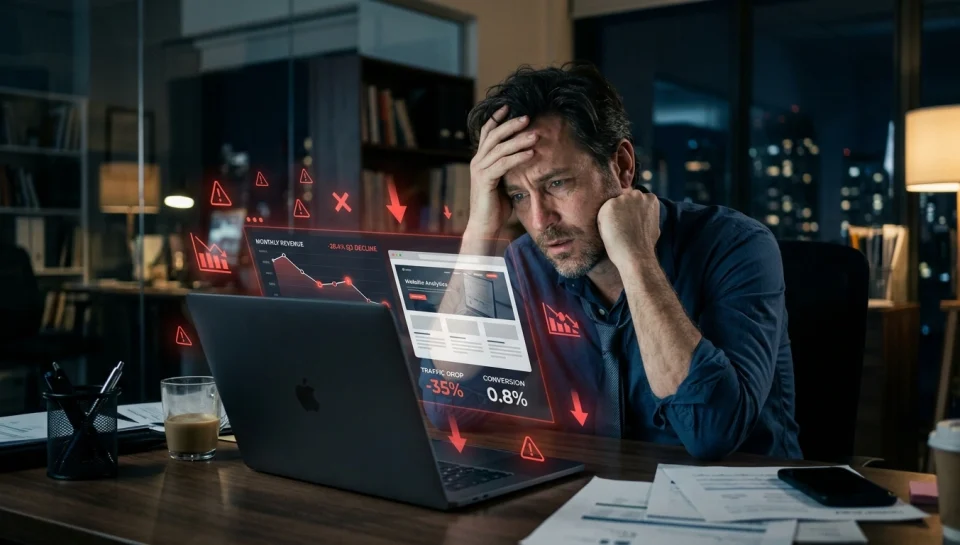 لماذا يفشل موقعك الإلكتروني في تحقيق أرباح؟ أخطاء شائعة في التسويق الرقمي وتجنبها