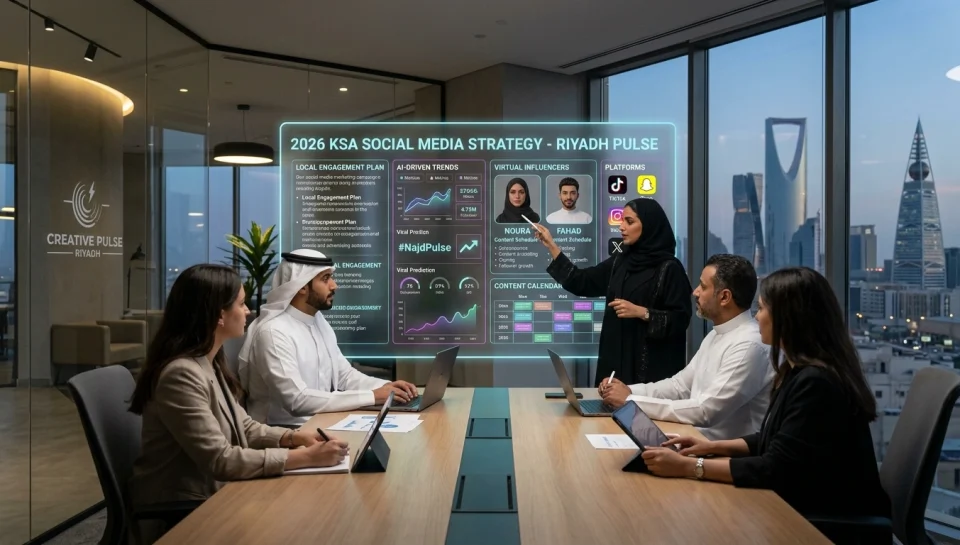 أحدث صيحات التسويق عبر وسائل التواصل الاجتماعي والمواقع في الساحة السعودية لعام 2026 The Latest Trends in Social Media and Website Marketing in the Saudi Market for 2026